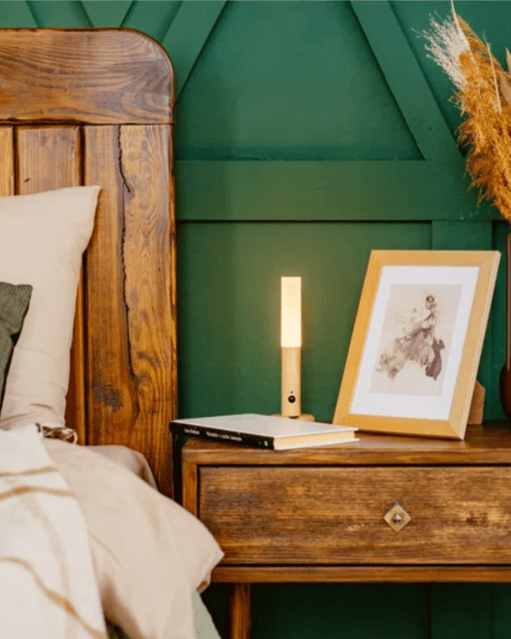 Rechargeable Wooden Sconce Weram