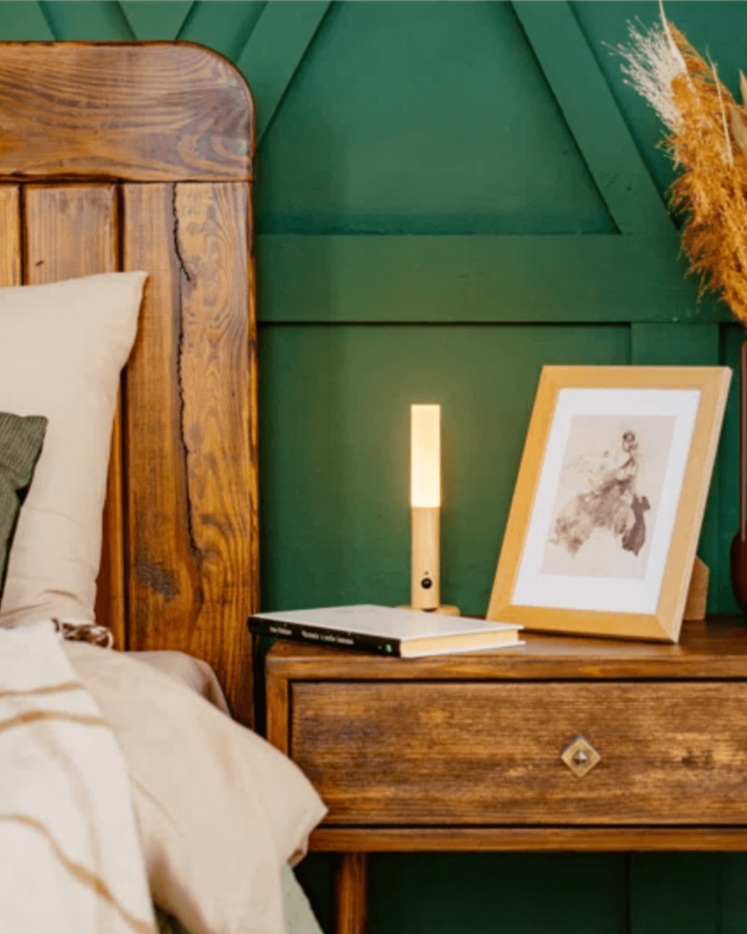 Rechargeable Wooden Sconce Weram