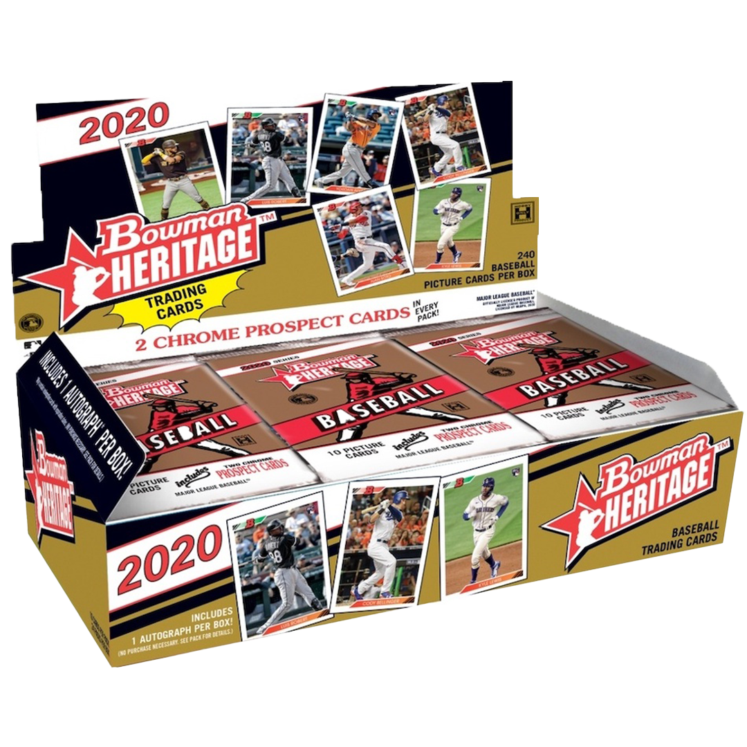 2020 Bowman Heritage Baseball Hobby Box by Weram