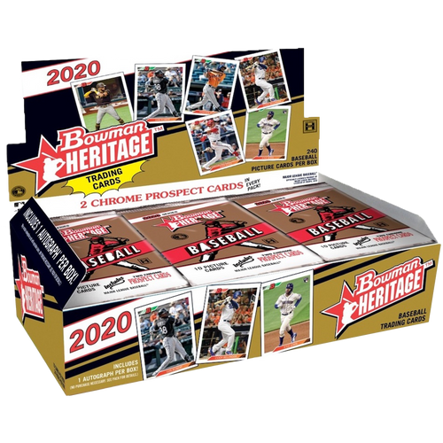 2020 Bowman Heritage Baseball Hobby Box by Weram