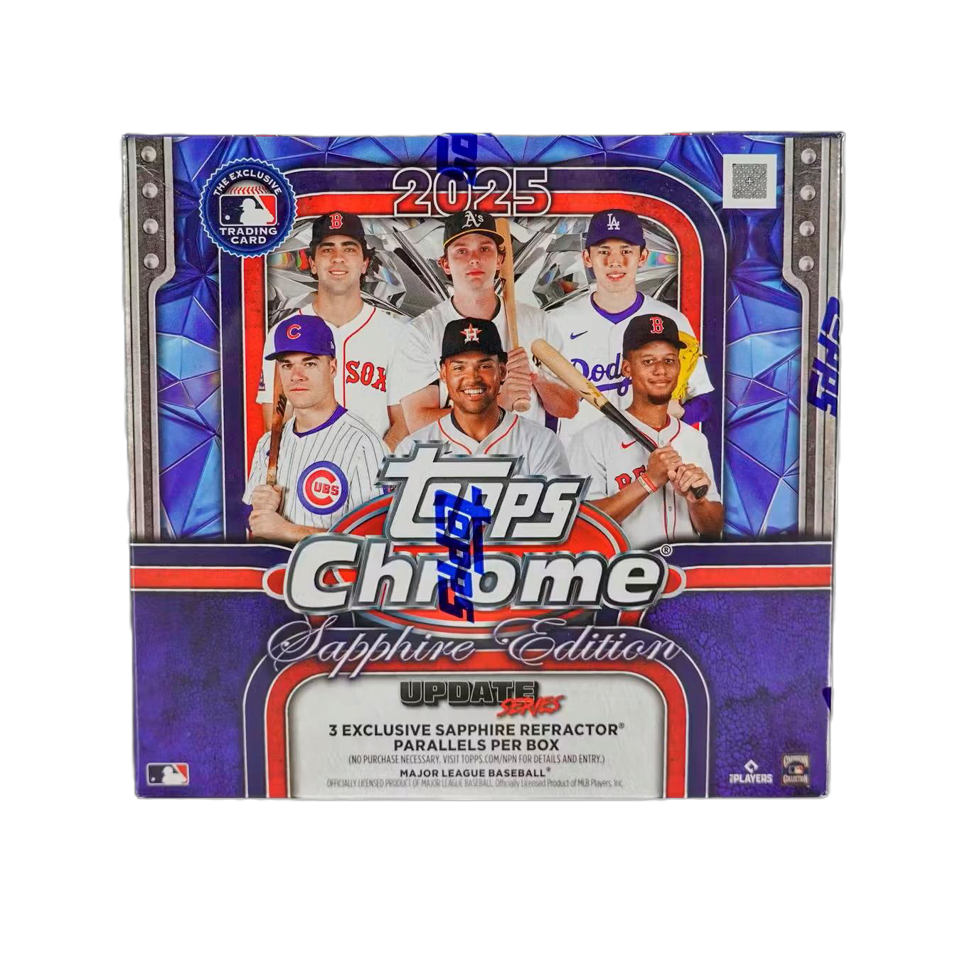 2025 Topps Chrome Update Series Baseball Sapphire Edition Box by Weram