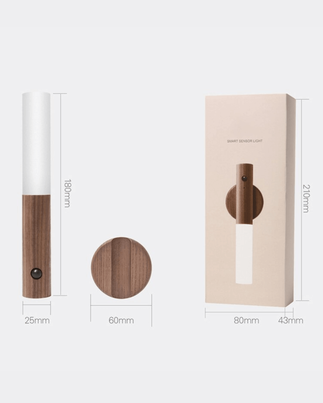 Rechargeable Wooden Sconce Weram