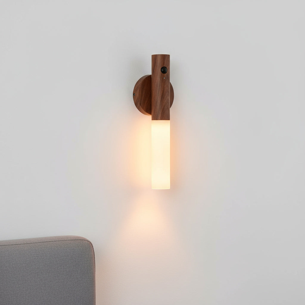 Rechargeable Wooden Sconce Weram