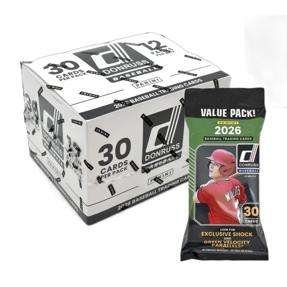 2026 Panini Donruss Baseball Jumbo Value 12-Pack Box by Weram